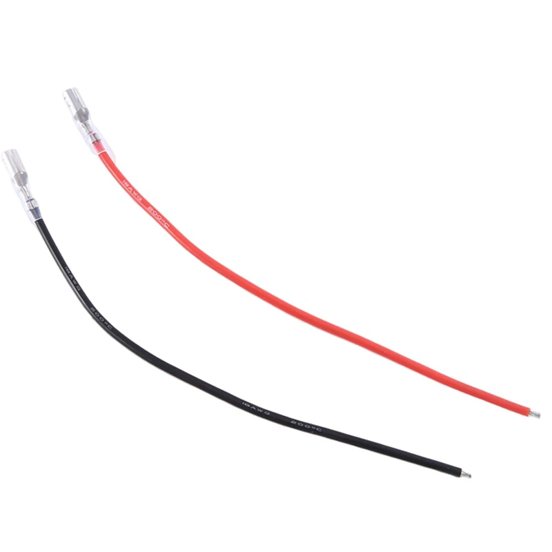 20 PZ 16AWG Filo di Silicone 4.0Mm Proiettile Maschio e Femmina Spina Per WPL MN SCX10 TRX4 RC Auto 370/540/775 Motore Spazzolato ESC Durevole