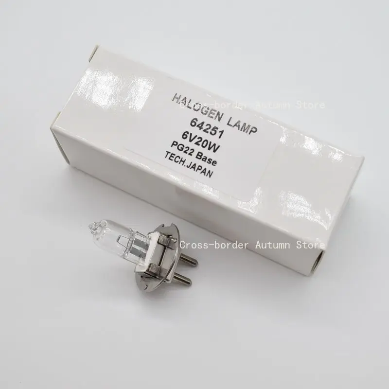 HLX64251 6V20W Slit Lamp Microscope Bulb YZ5X Ophthalmic Instrument Replacement Light Source