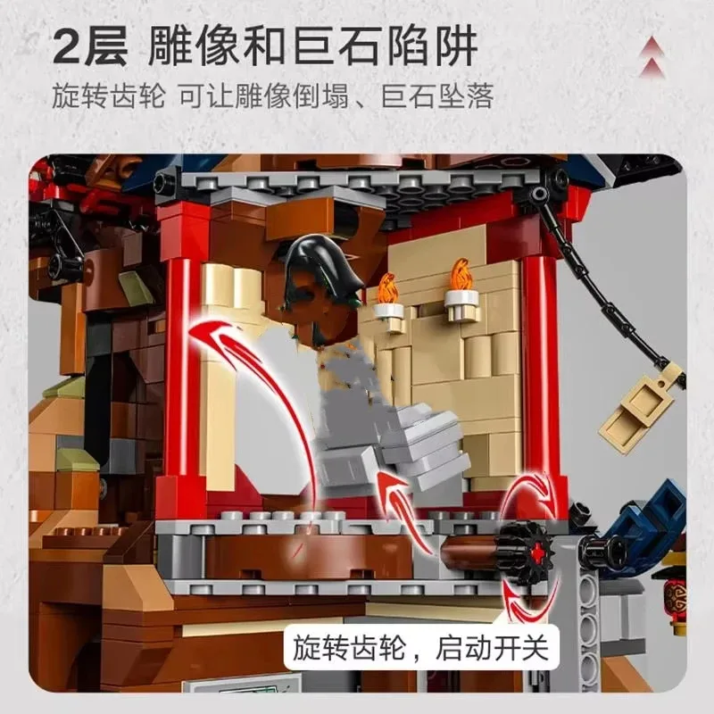 Compatible Sets Ninja Series Building Blocks Temple of the Dragon Energy Cores Tree House Children's Toys Assembling Gifts 71795