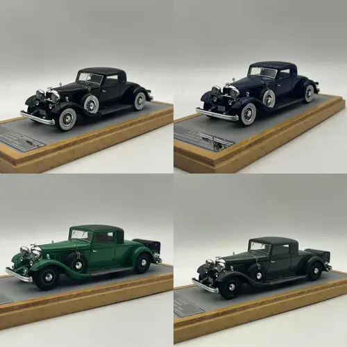 Xerox-ビンテージスタイルの子供用車,1:43 KBクーペ1932,世界的な樹脂製のヴィンテージの車のおもちゃ,20ユニット