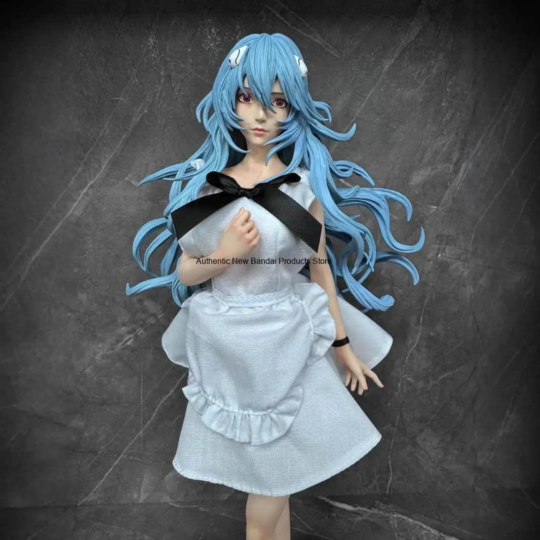 45CM Anime NEON GENESIS EVANGELION EVA Ayanami Rei sexy maid Changing clothes and faces Action Figure PVC Model Toys doll Gifts view 2