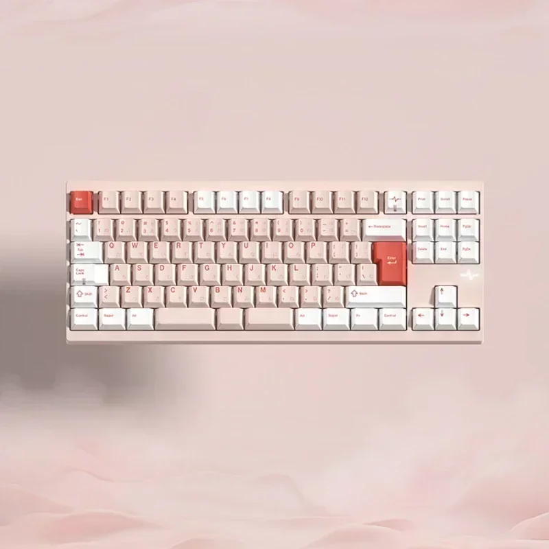 Crush80 Keycaps Set PBT Thermal Sublimation Keyboard Caps Custom Cherry Profile Key Caps Mechanical Keyboard Accessories Korean