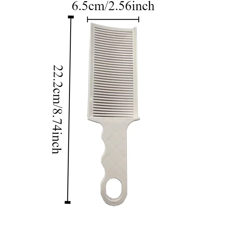 1pc Hair cutting aids Plastic Flat head push Trimming comb Men\'s trimming Design major Flat comb Dedicated to hair salons