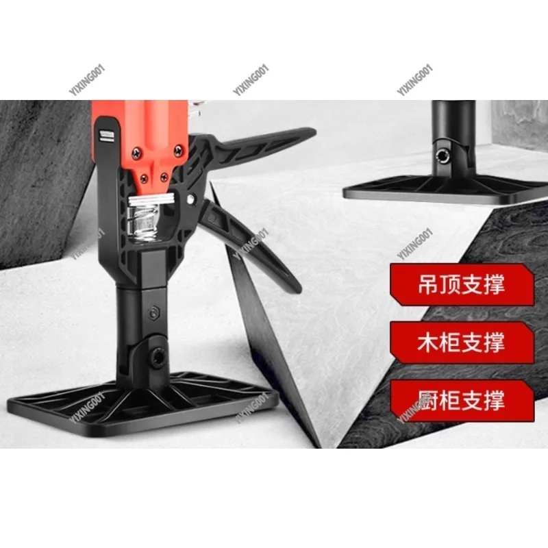 Adjustable Telescopic Lifter Jacks, 370-550mm Range, 150kg Load Capacity, for Hanging Cabinet Installation & Home Improvement