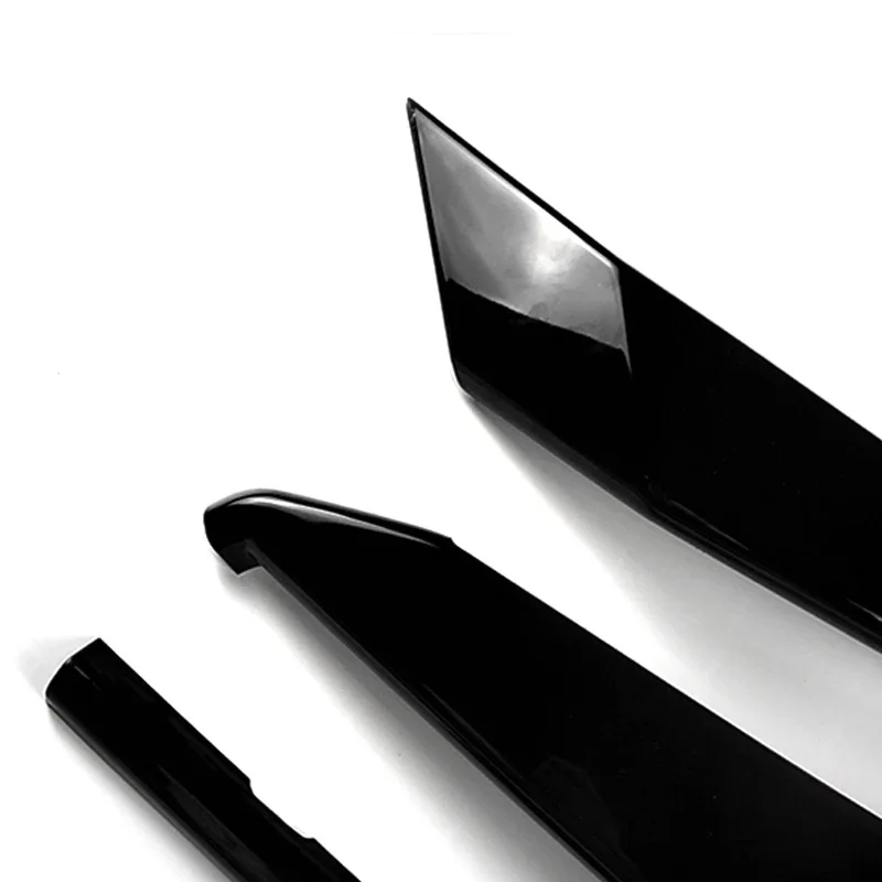 3 قطعة/المجموعة لنيسان سنترا 2021 2020 لامع أسود U شكل الجبهة الشواية غطاء إطاري الكسوة ABS البلاستيك اكسسوارات السيارات الخارجية