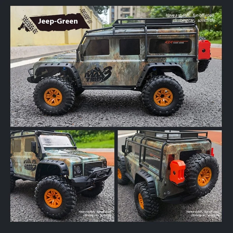 

1: 10 Professional Rc Fully Proportional Remote Control Four-Wheel Drive Suspension Powerful Power Climbing Off-Road Vehicle