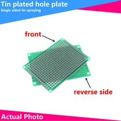 2/5/10PCS 2*8 3*7 9*15 12*18 20*30 single side tin plated universal board 12X18CM thickness 1.5 glass fiber board spray tin plat