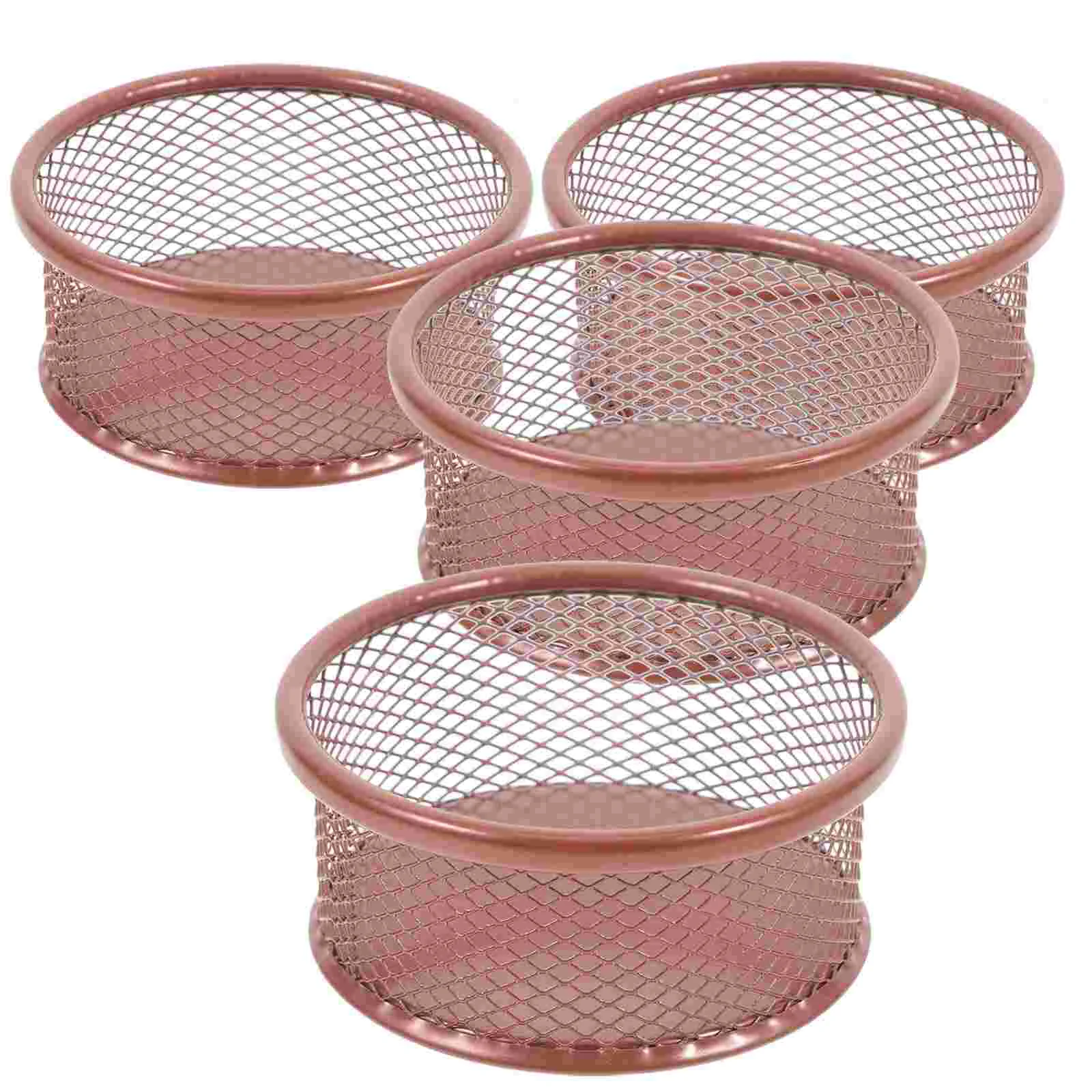 4 قطع من مشبك الورق، شريط مكتب، حامل كمبيوتر محمول، حامل حديد للمشابك