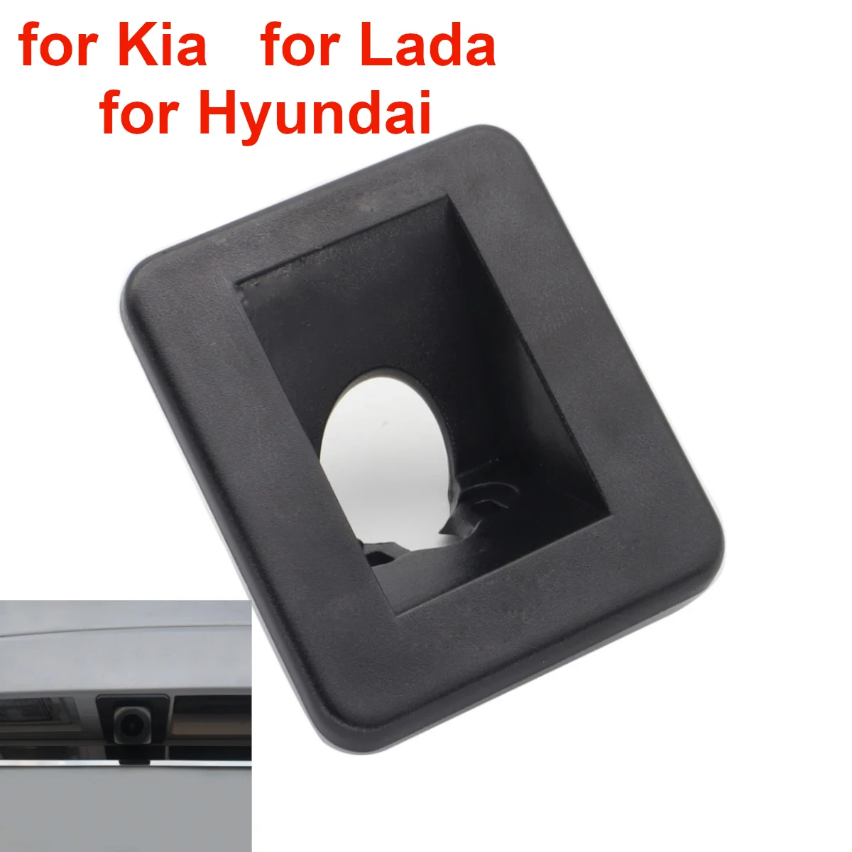 Car Rear View Camera Bracket Mount Holder License Plate Light Housing for Hyundai Elantra i30 for Kia K3 for Lada Vesta