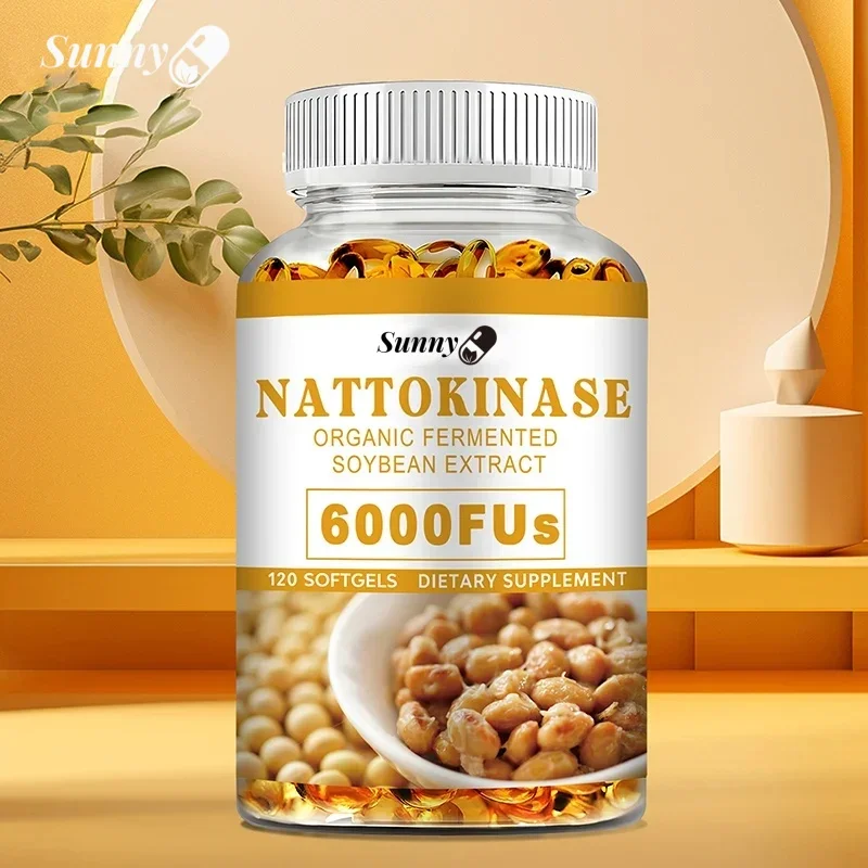 Nattokinase - Lowering Cholesterol, Supports Heart And Brain , Cardiovascular , Promote Blood Circulation