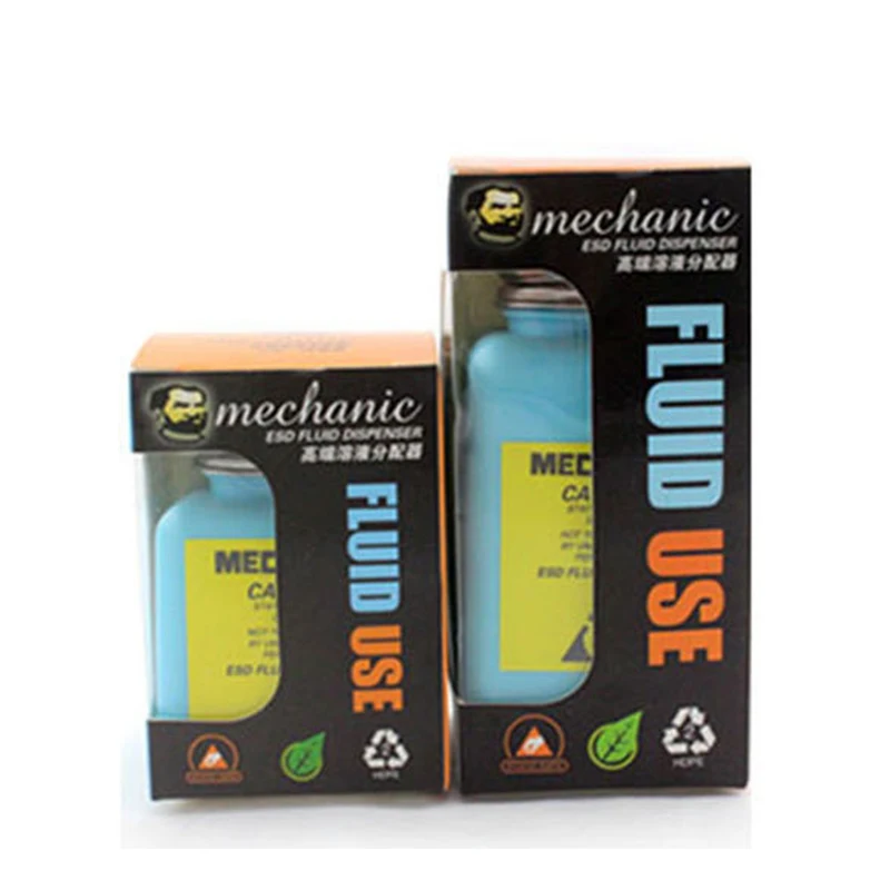 기계식 빈 알코올 병, TZ01 4oz 6oz 100ML 180ML ESD 프레스 타입 마더보드 PCB 수리 청소 솔루션 디펜서
