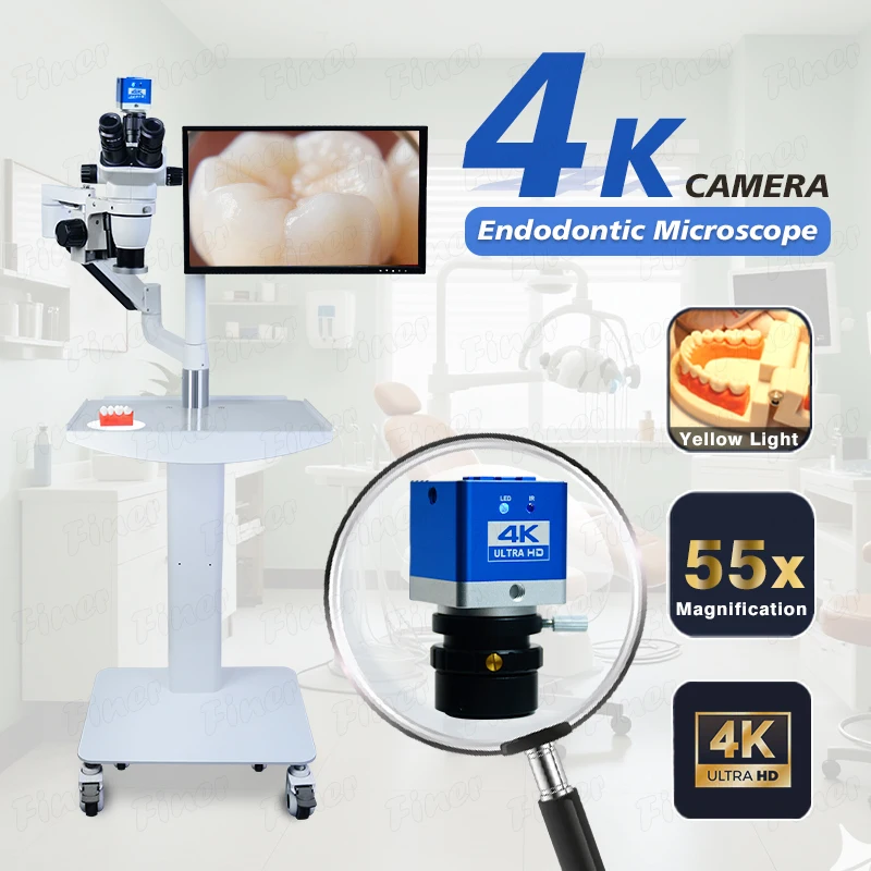 Dental Lab Surgical Operating Microscope Laboratory Biological Microscope Dental Medical Endodontic Microscope with Camera
