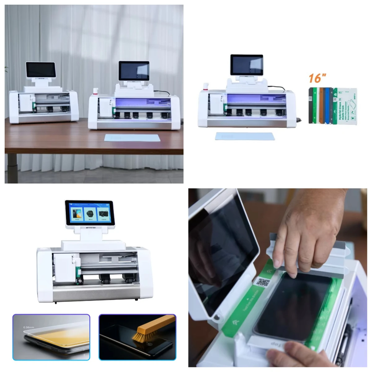 

WJW MOMOTECH New Screen Protector Cutter 2IN1 Tpu Mobile Phone Protector Cutting Machine Support Switch GPS Tablet PC