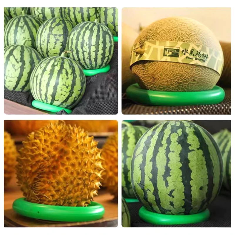 Watermelon Holder Round Fruit Storage Circle Mat New Melon Anti-slip Tray Spherical Fruits Plastic Rings Shop Display Stand