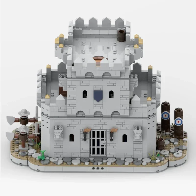 Modelo de fortaleza Moc, bloques de construcción, Castillo Medieval Barraks, tecnología Modular, regalos, juguetes de Navidad, conjuntos de bricolaje, montaje