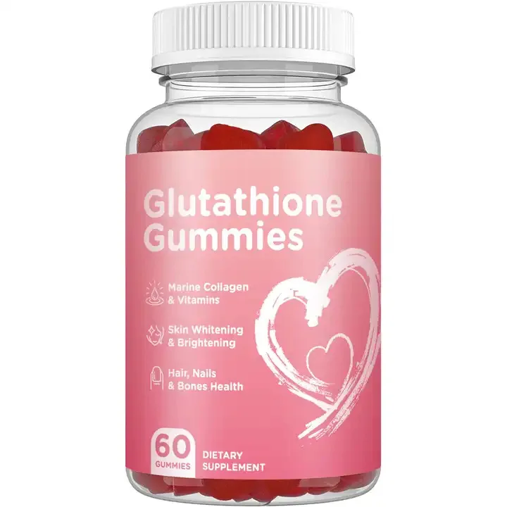 

1 bottle of 60 strawberry flavored gummies, glutathione gummies, skincare antioxidant vitamins, gummy bears, free shipping