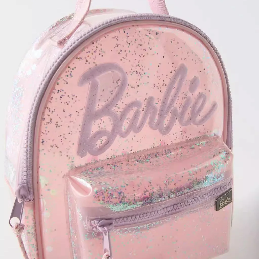 Sac à dos de dessin animé Barbie, sac d\'école maternelle, cadeau original, nouveau