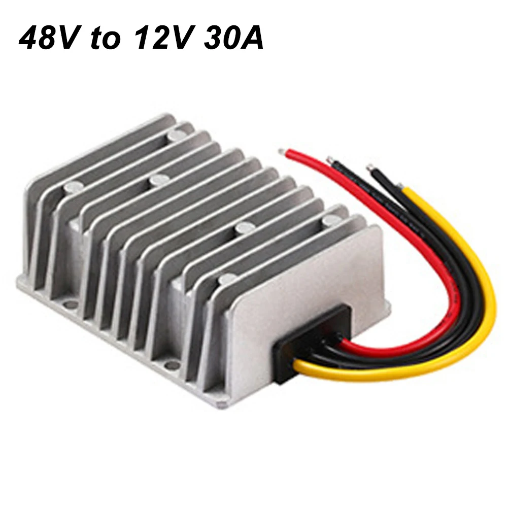 48V To 12V 30A Power Converter Power Supply Converter DC Step Down Regulator For LED Car Truck Power Supplies