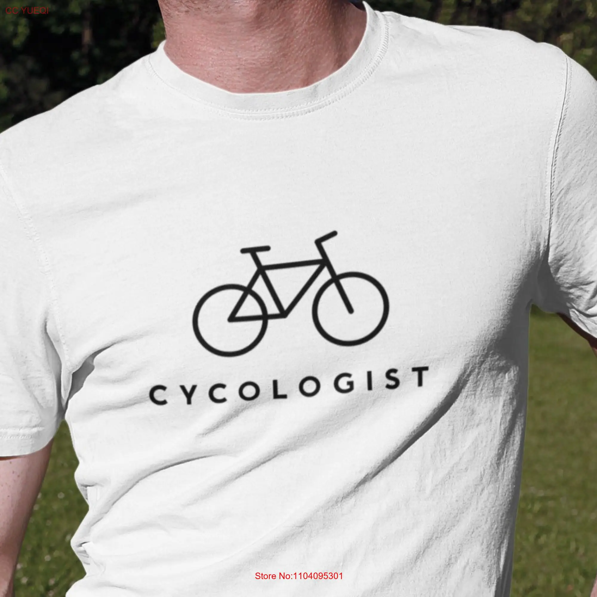 Cycologist Bike T shirt for Cyclist Minimalist Soft Breathable Jersey Bicycle long or short sleeves