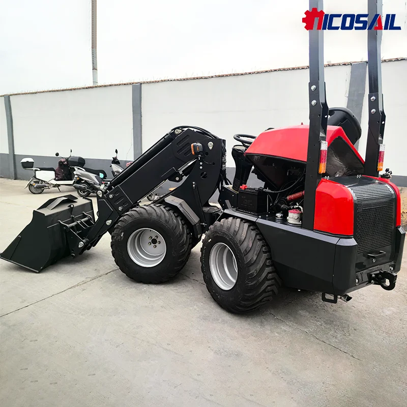 

Customized Telescopic Hydrostatic Boom Loader 1t,2t,2.5t,3t Telescopic Forklift Mini Telehandler 7m10m18m Telescopic Wheel Loade