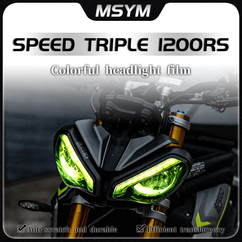 

For Triumph SPEED TRIPLE 1200 RS/RR 2021 Headlight film taillight film instrument film transparent protective film accessories