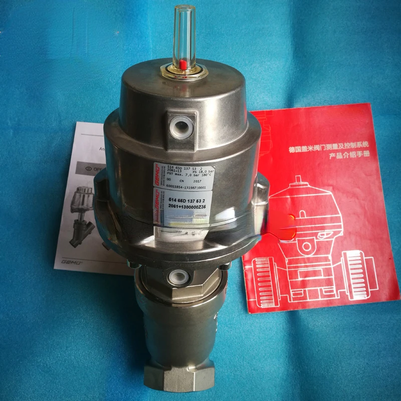 

Nitrogen Making Machine Double-Acting Cover Rice Pneumatic Valve 51465 D1375gemu Cover Rice Angle Seat Valve