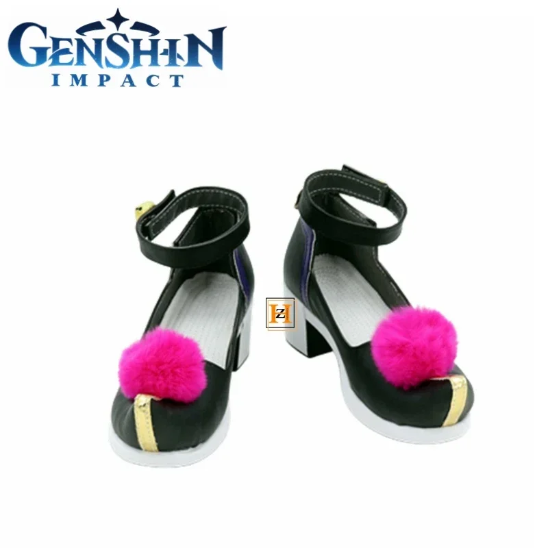 Game Genshin Impact Qiqi Cosplay Halloween Carnival Party Shoes Custom-made