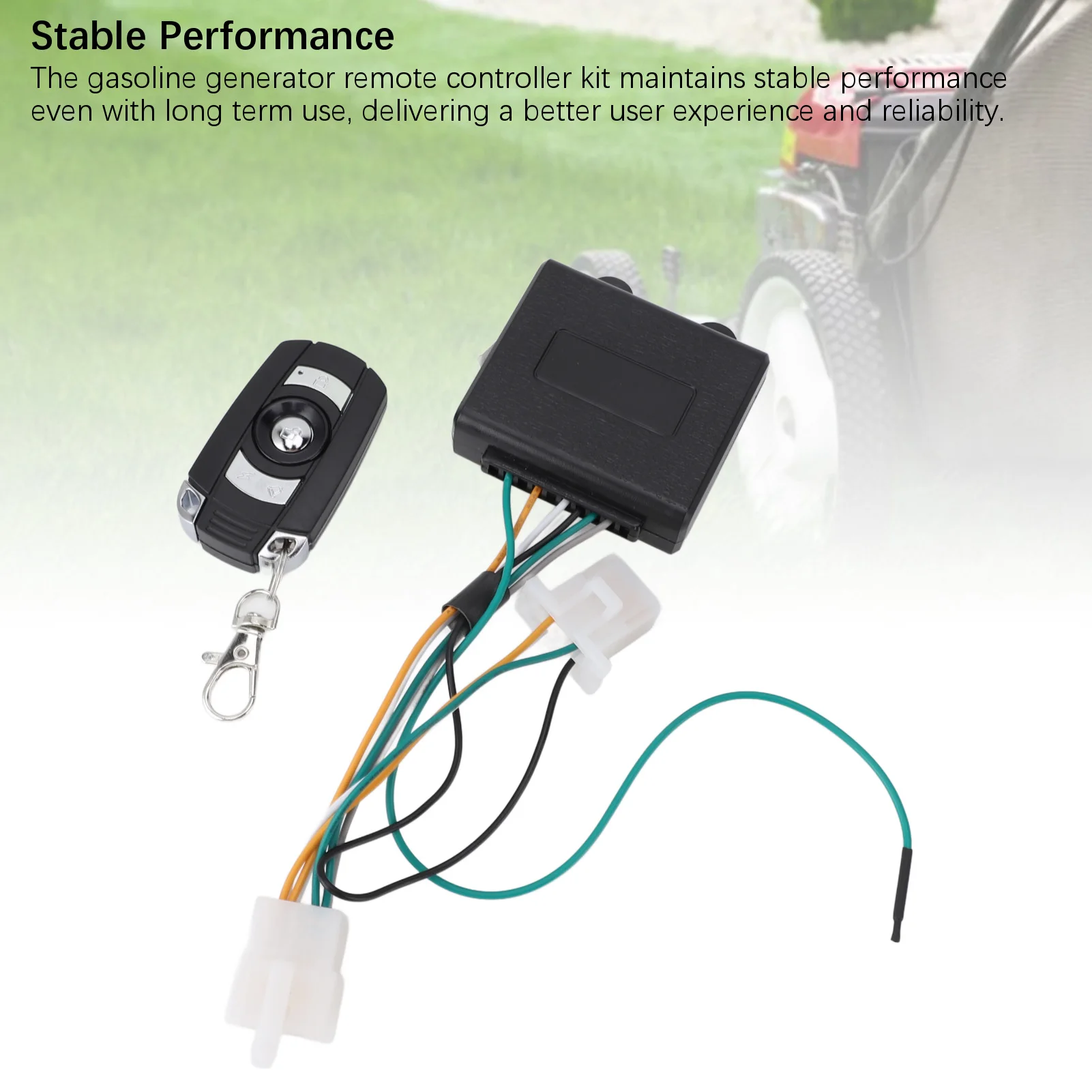 Gasoline Generator Remote Control Kit Compact Rubber Plastic Easy Installation Gasoline Generator Parts Lightweight for Pumps