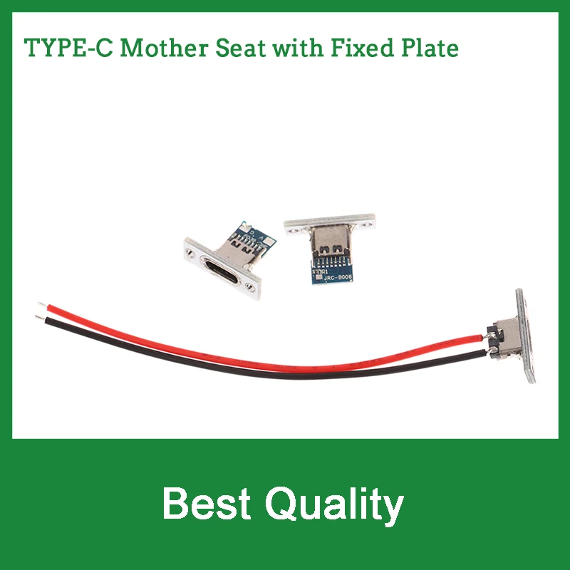 

USB Jack Type-C 2Pin 2P 4P Waterproof Strip Line Of Solder Joint Female Connector Jack Charging Port USB Type C Socket Connector