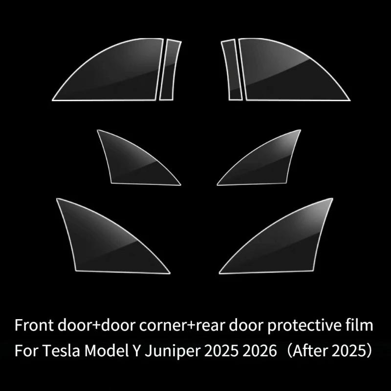 Für Tesla Model YL 6-Sitzer Frontstoßstangen-Schutzfolie Türkratzfeste Folie Neues Modell YL TPU Heckstoßstangen-Transparentfolie – Detail 11