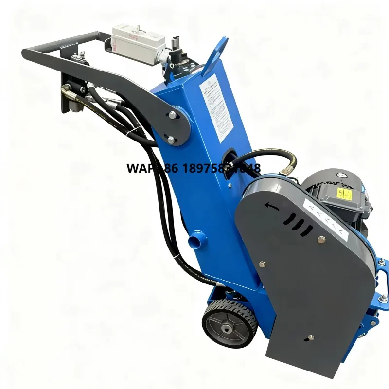 High speed adjustable depth electric hydraulic milling machine concrete scarifier