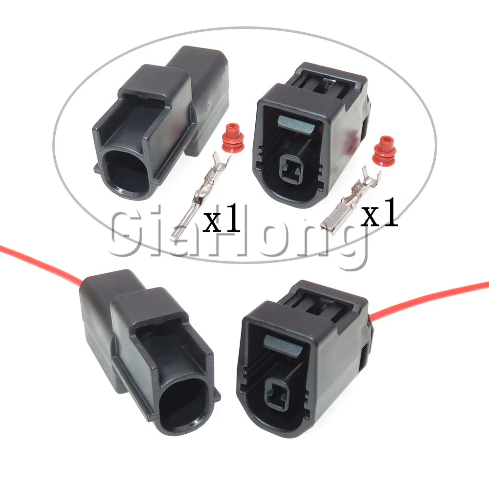 1 Set 1 Ways Automobile Parts 6181-6658 AC Assembly Auto Cable Harness Electrical Socket 6189-7214 Car Connector