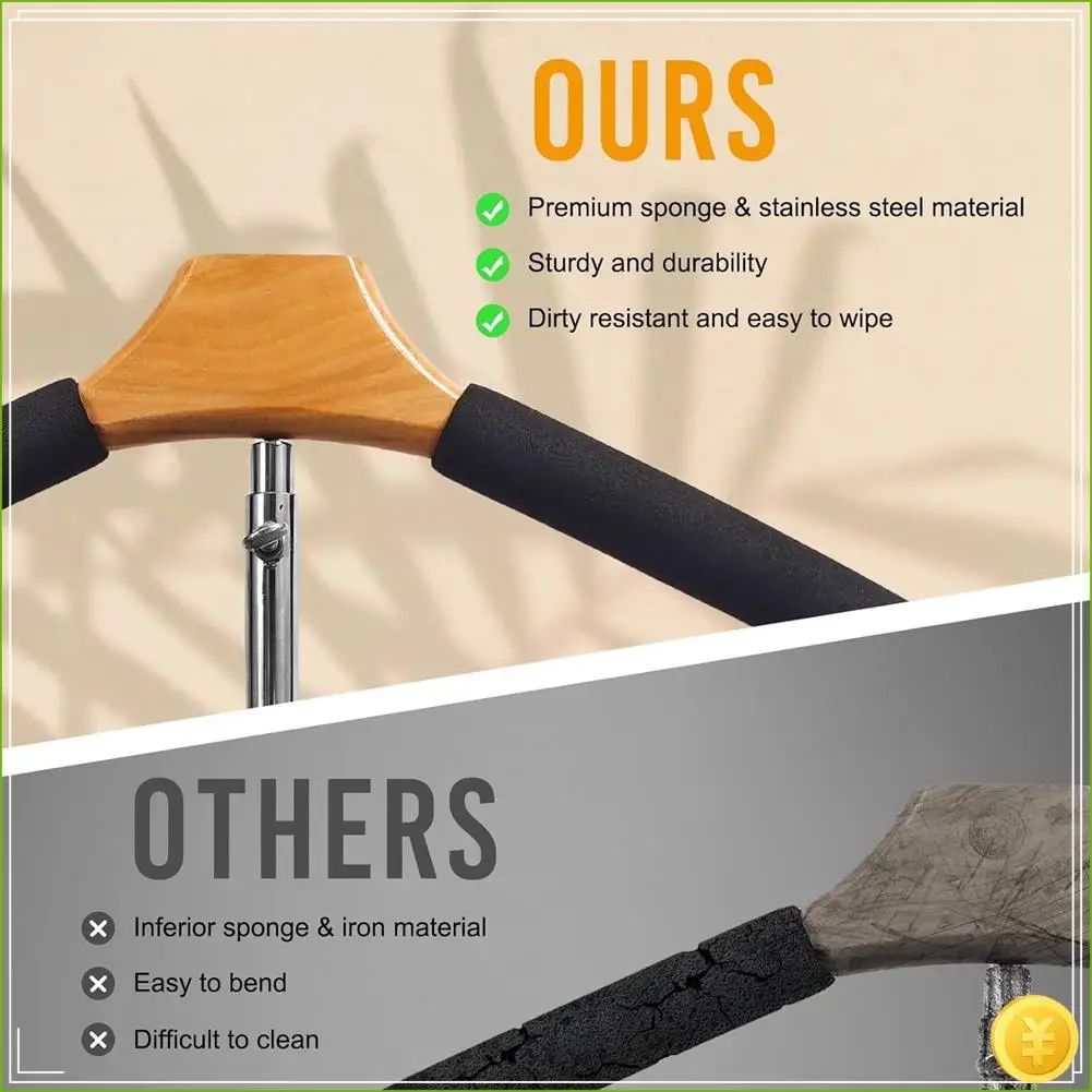 حامل عرض القميص قابل للتعديل الارتفاع، حامل عرض تي شيرت للبائعين، رف القميص لمعطف الملابس والملابس #2