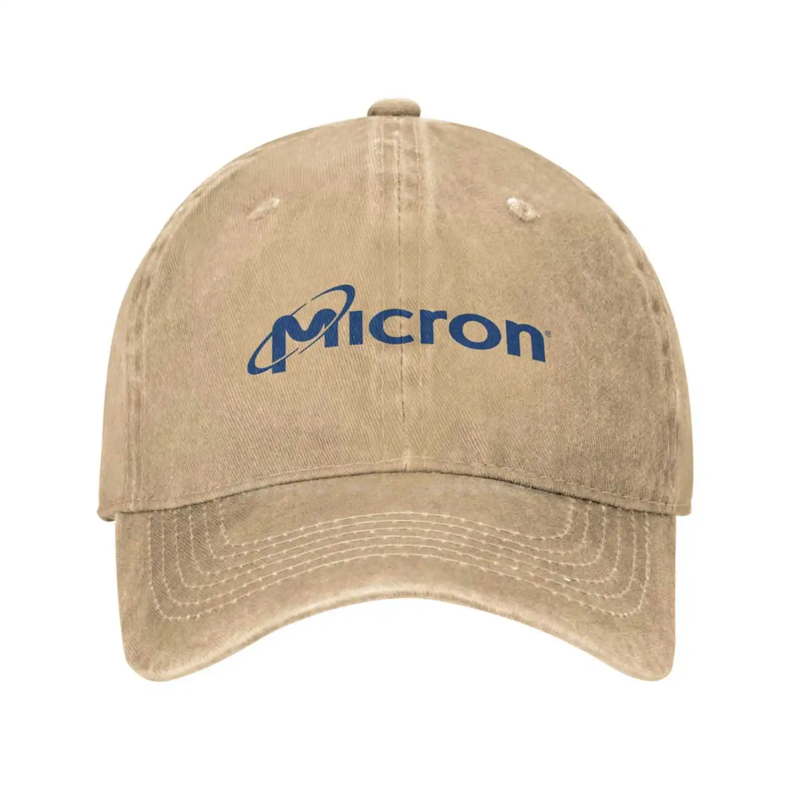 Micron Logo Fashion quality Denim cap Knitted hat Baseball cap