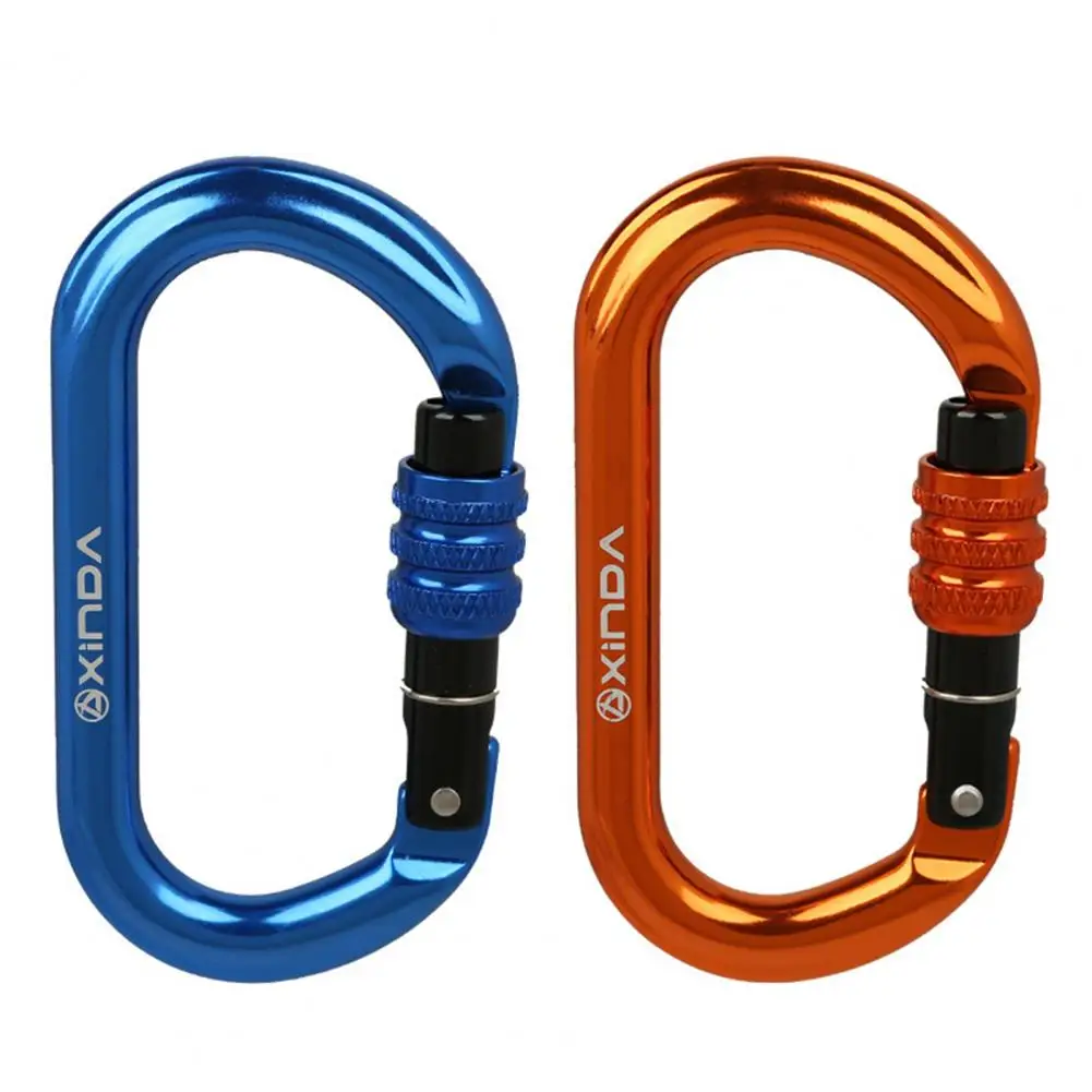 Useful Ultra-light Durable Aluminum Alloy O-type Safety Connector Lock Climbing Equipment Carabiner Wide Application