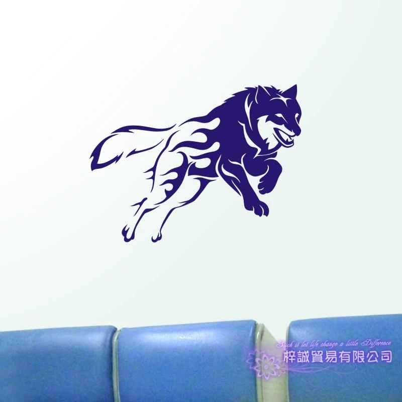 

Wolf Wall Sticker Decal Posters Vinyl Wall Art Decals Decal Decor Mural Wild Animal Sticker Wolf Car Sticker