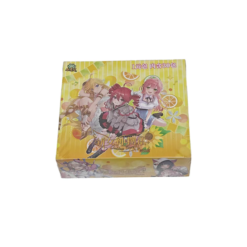 kleine kikker Nieuw Goddess Story Verzamelkaarten Eén doos bevat 30 pakjes kaarten Mooie cadeau-speelgoedcollectibles in anime-stijl