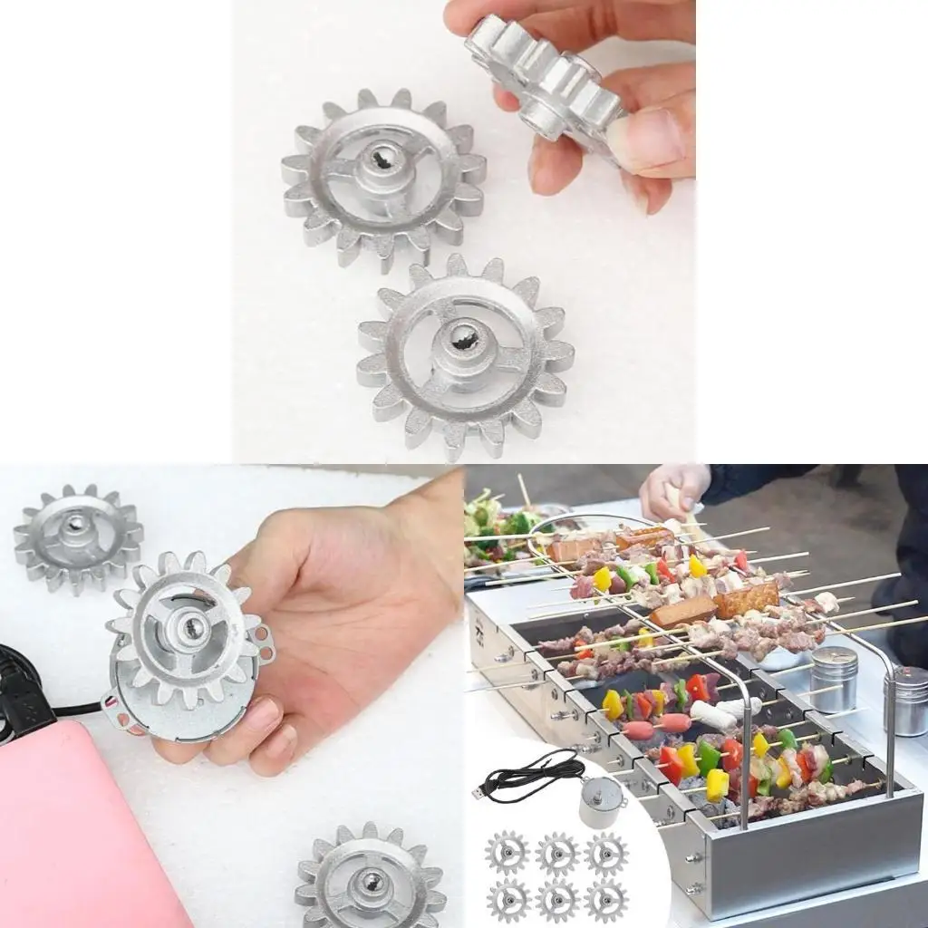 F19B Rotating Gears Automatic Barbecue Grill Electric Motor Efficient & Durable