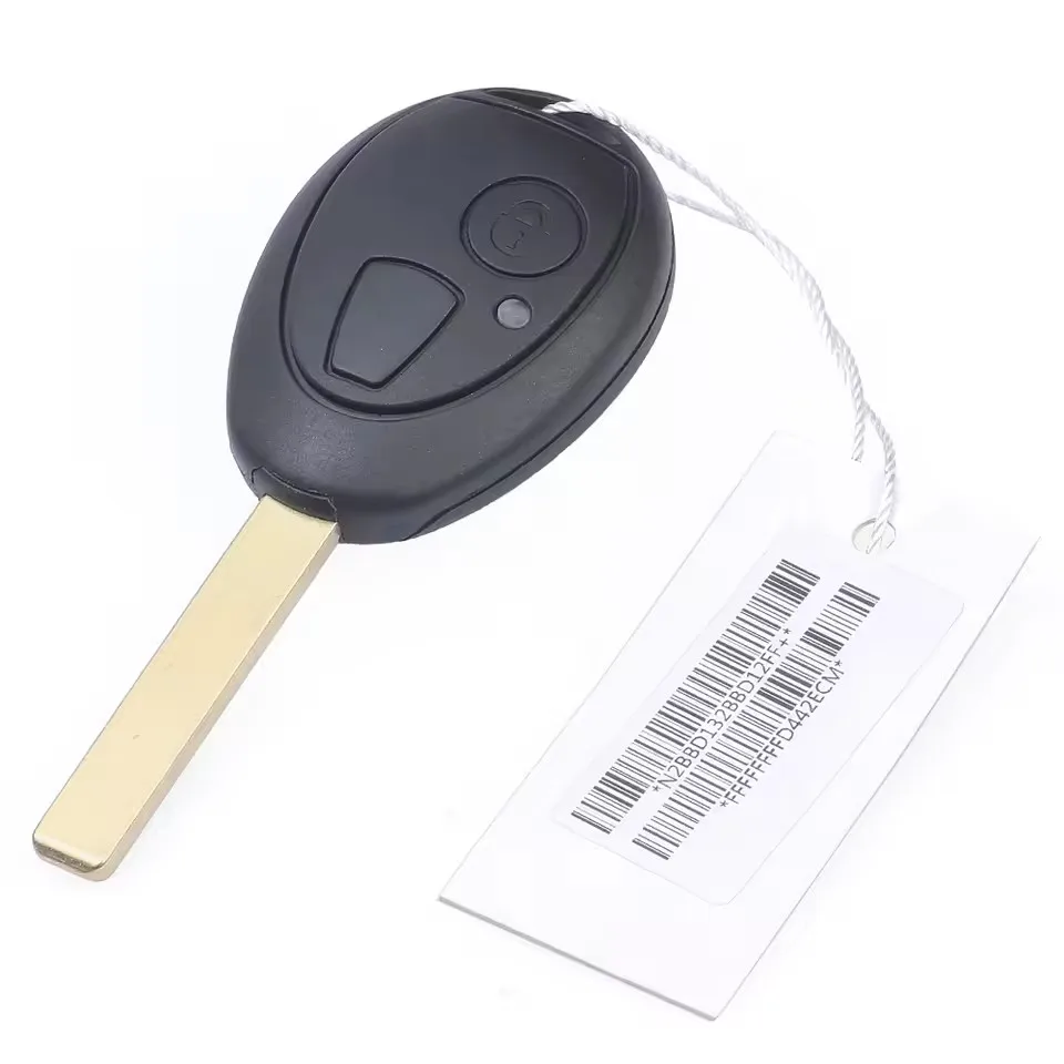 KEYECU Aftermarket Remote Key Fob 2 Button 315/433MHz PCF7931 for Rover 75, for Mini Copper 2002 2003 2004 2005 P/N: 73370847C