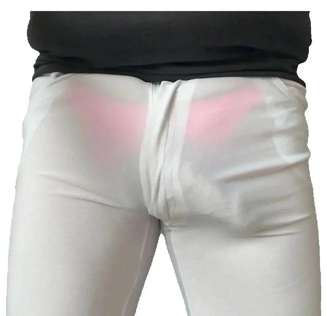 Mens Skinny Jeans Slim-Fit Pencil Pants Fashion Exercise Gym Casual Pants Nightclub Leggings Spring Autumn High-Elastic Trousers