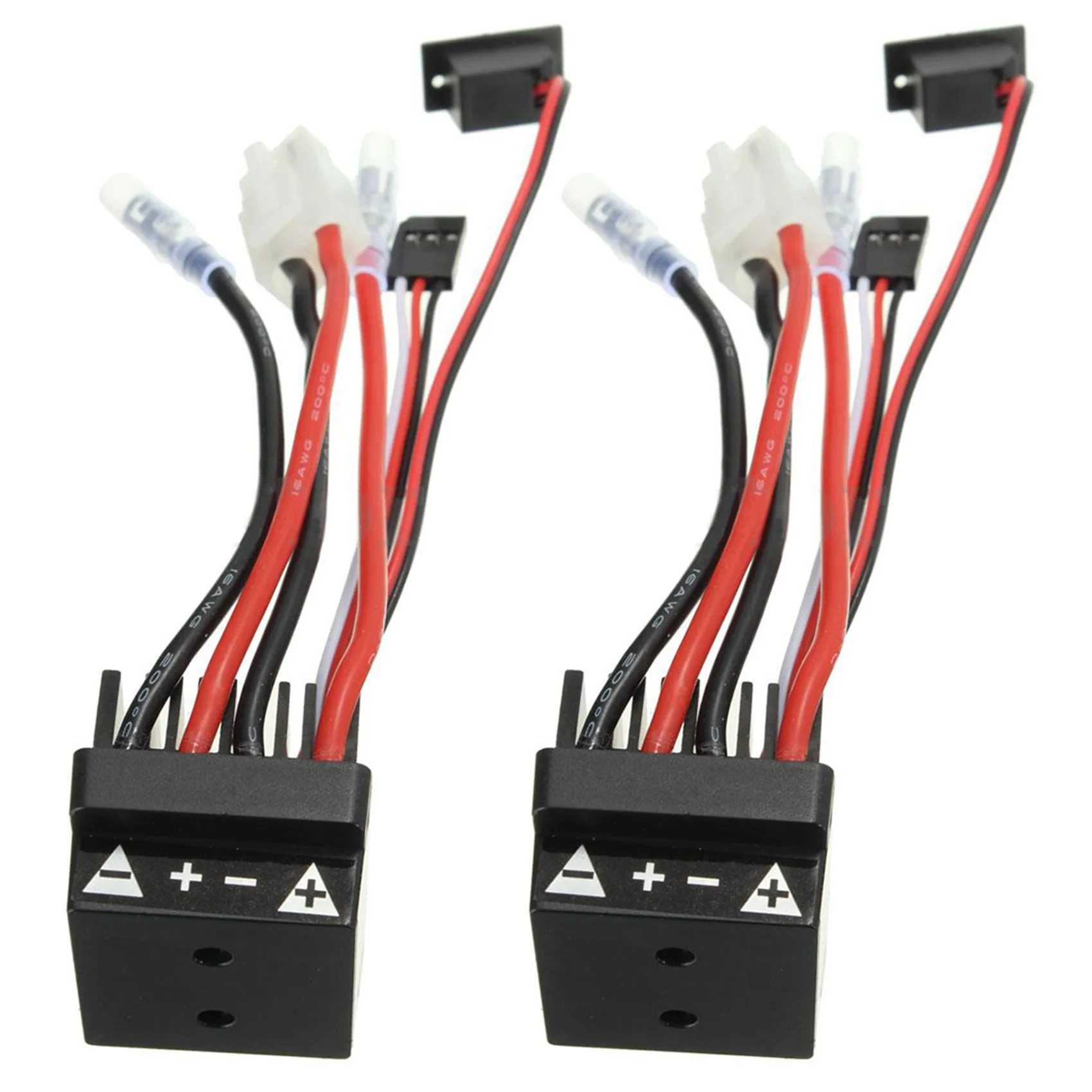 ABUM-2X For HSP 320A Brushed Brush Motor Speed Controller ESC F. 1/10 1/12 RC Truck Car Boat