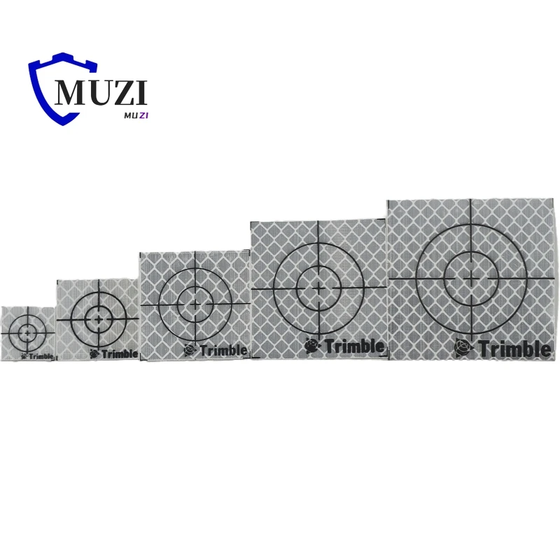 Reflective Sheet For Trimble Total Station Surveying 100PCS 20 30 40 50 60X60mm Tape Target Reflector Sheet With Trimble Logo