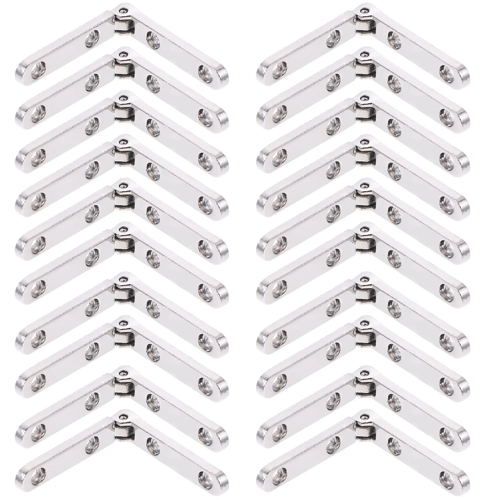 

20 шт. петель из цинкового сплава для тяжелых условий эксплуатации, 90-градусные складные петли для деревянных шкатулок, футляров для ювелирных изделий, миниатюрной мебели