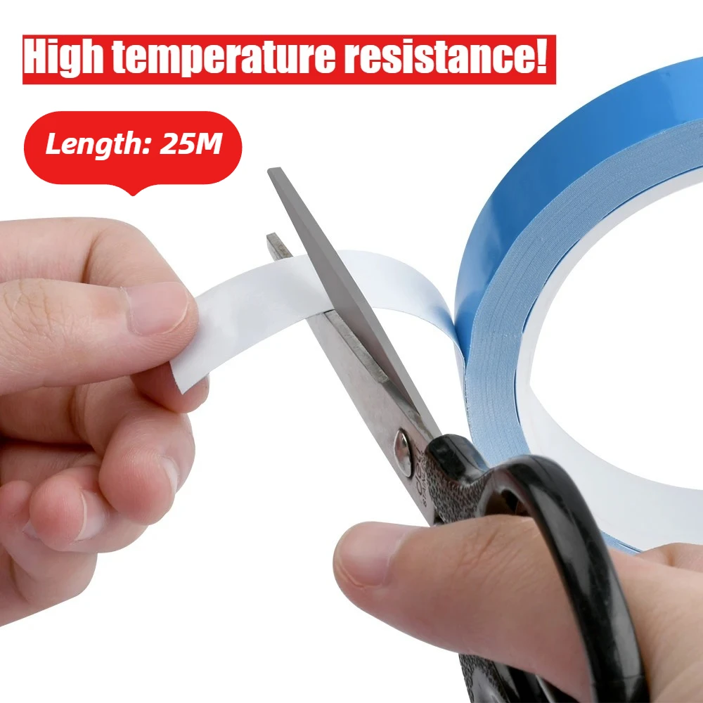 25m high temperature resistant self-adhesive film computer CPU GPU electronic components thermal insulation double-sided tape