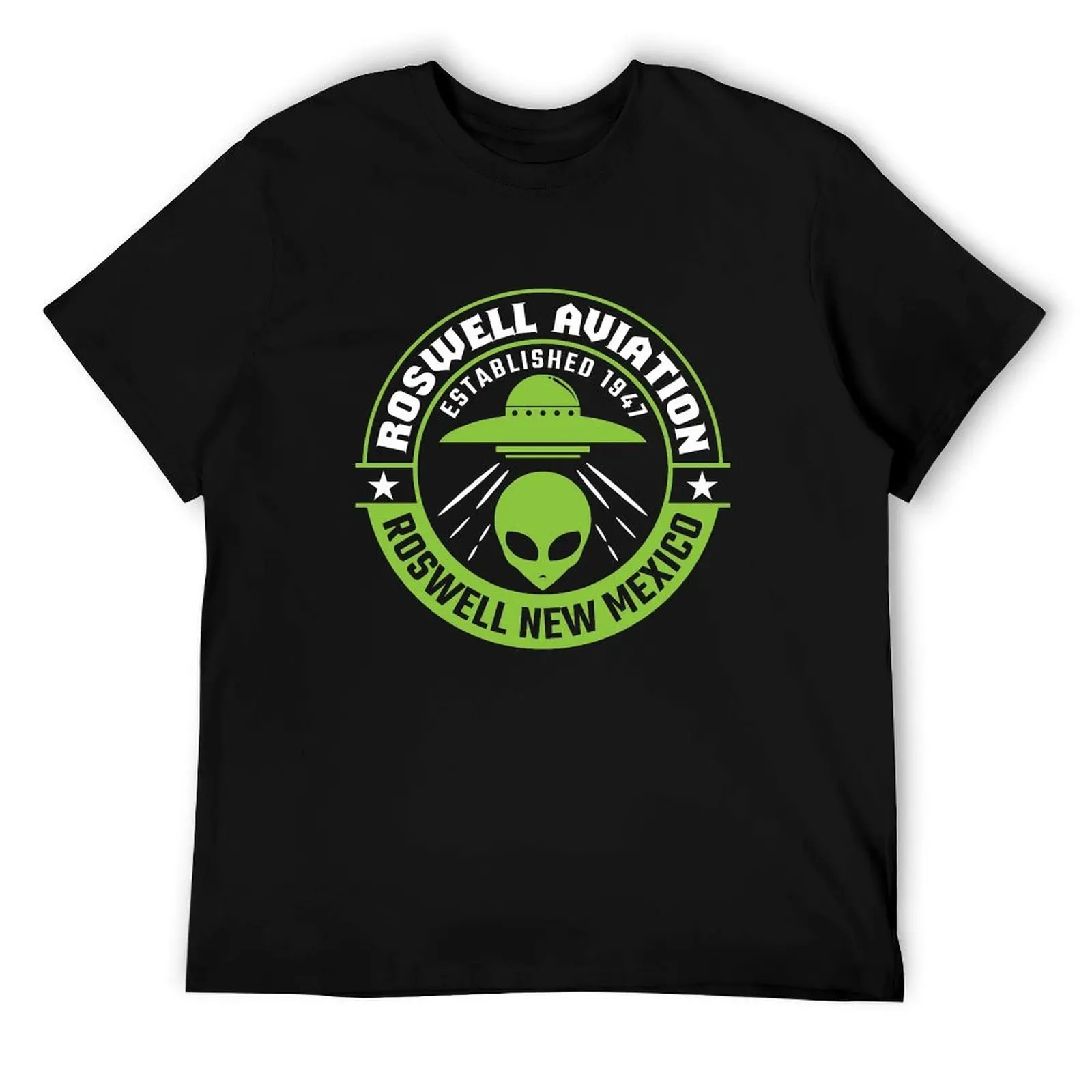 

Roswell Aviation New Mexico Alien UFO T-Shirt essential t shirt t shirt man plain T-Shirt