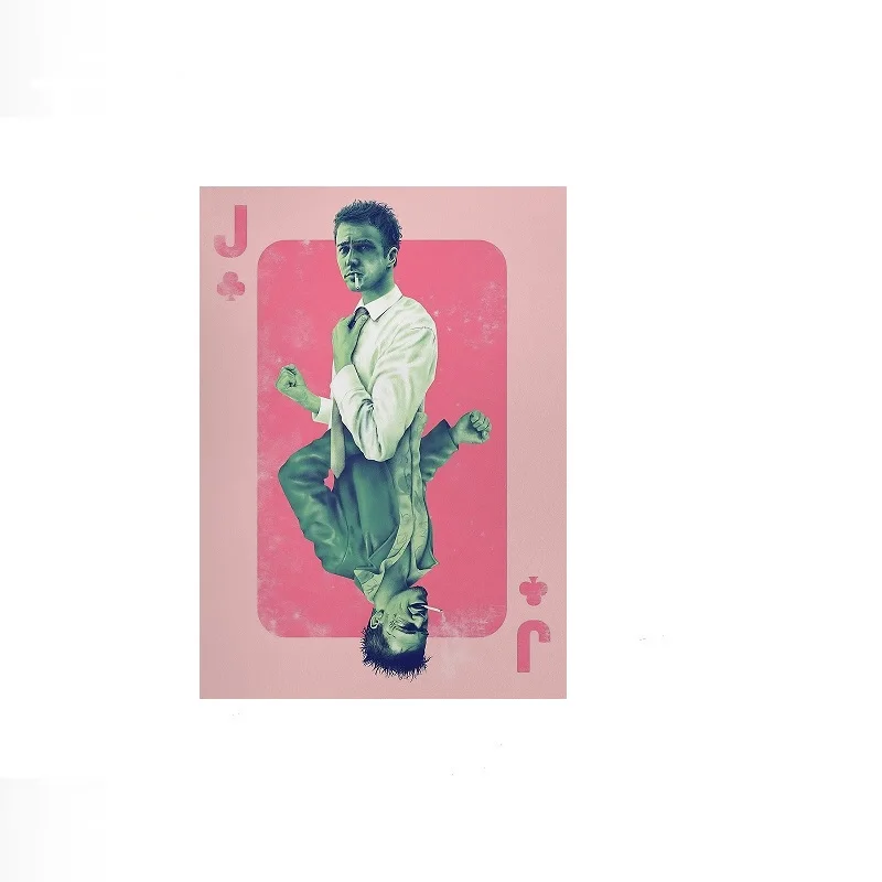 Fight Club Jack of Clubs , Art Picture Print Silk Poster Home Wall Decor