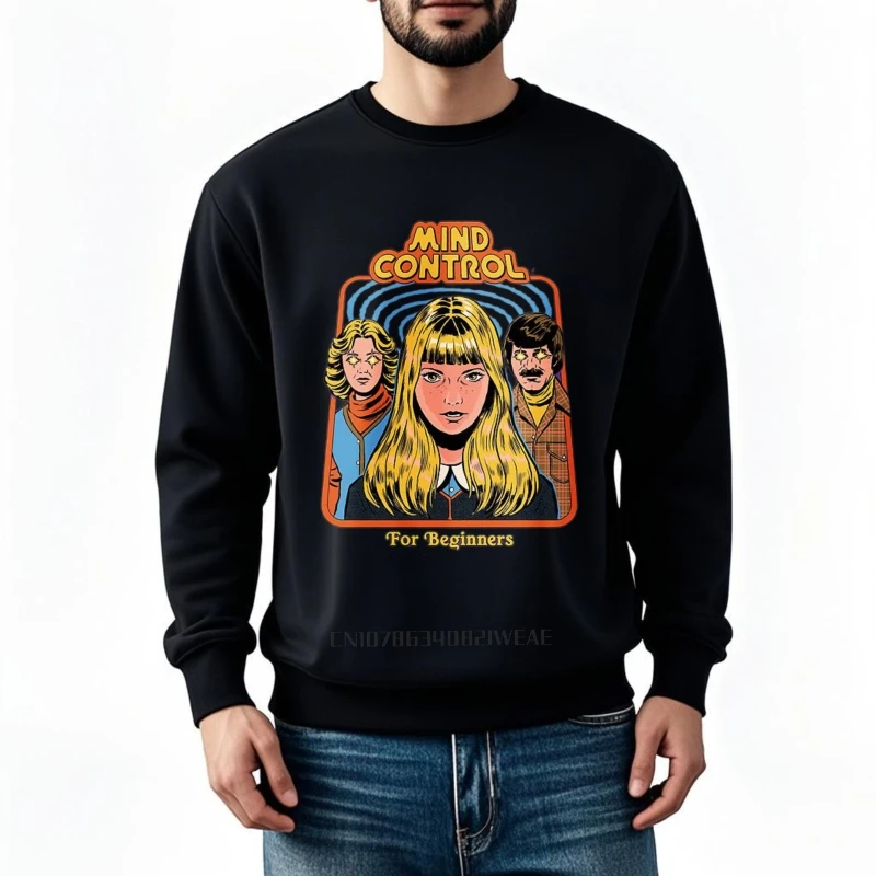 Gráfico outono unisex hoodies controle mental para iniciantes street wear treino respirável o-pescoço moletom anime hoodie