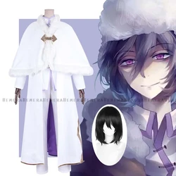 Anime Fyodor Dostoevsky Cosplay Costume Wig Hat Cloak Trench Uniform Oufit The Decay Of The Angel For Men Women