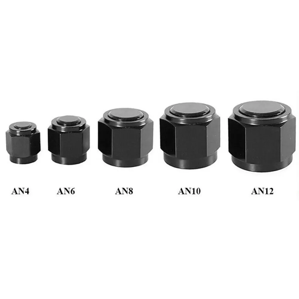 AN4 AN6 AN8 AN10 AN12 Female Flare Cap Block Off Fitting Aluminum Adapte 2024 Hot Sale Brand. New And High Quality