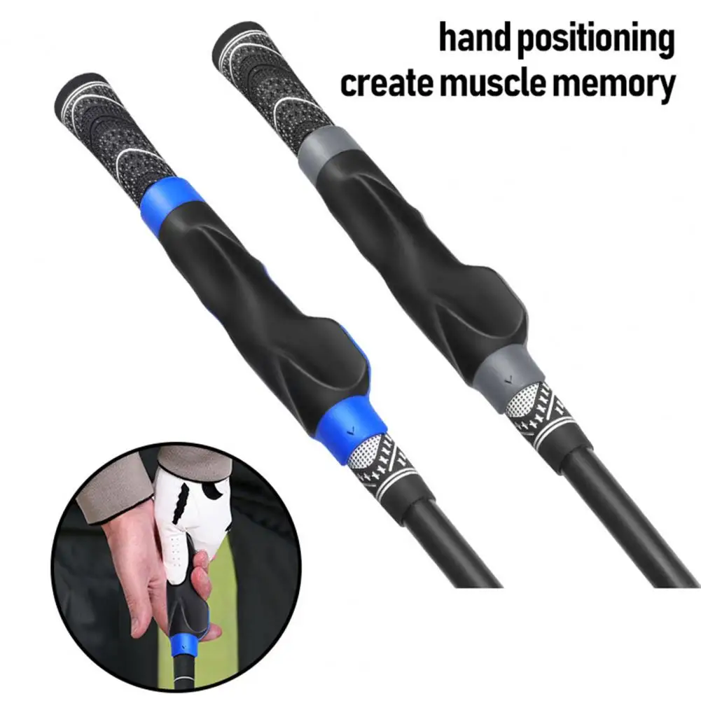 Stability Maintenance Aid for Golfers Golf Grip Trainer Attachment for Beginners Improve Hand Positioning Swing Training